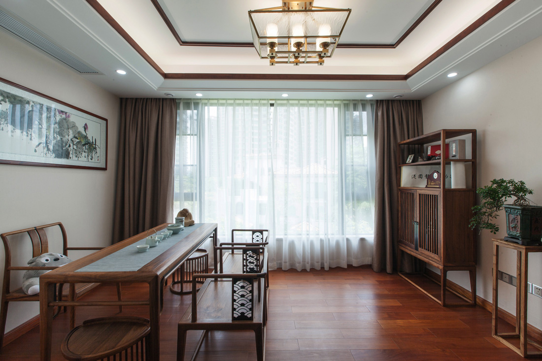 清林徑別墅裝修設(shè)計-茶室 別墅設(shè)計公司-深圳藍(lán)調(diào)設(shè)計