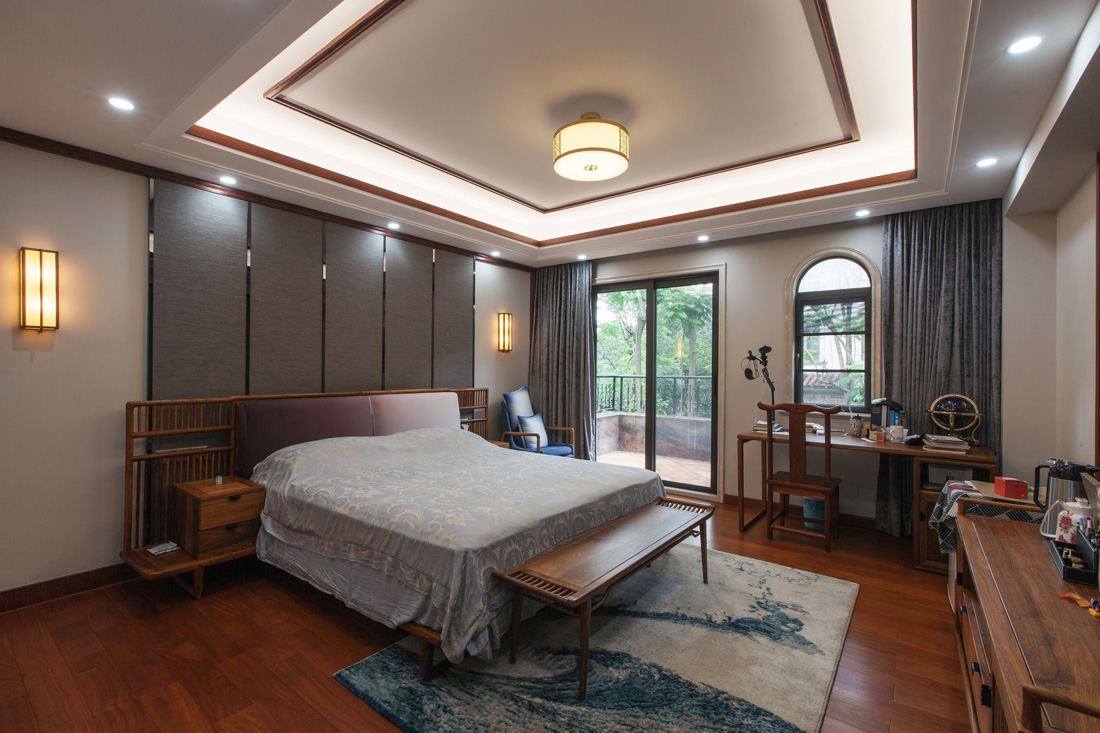 清林徑別墅裝修設(shè)計-臥室 別墅設(shè)計公司-深圳藍(lán)調(diào)設(shè)計