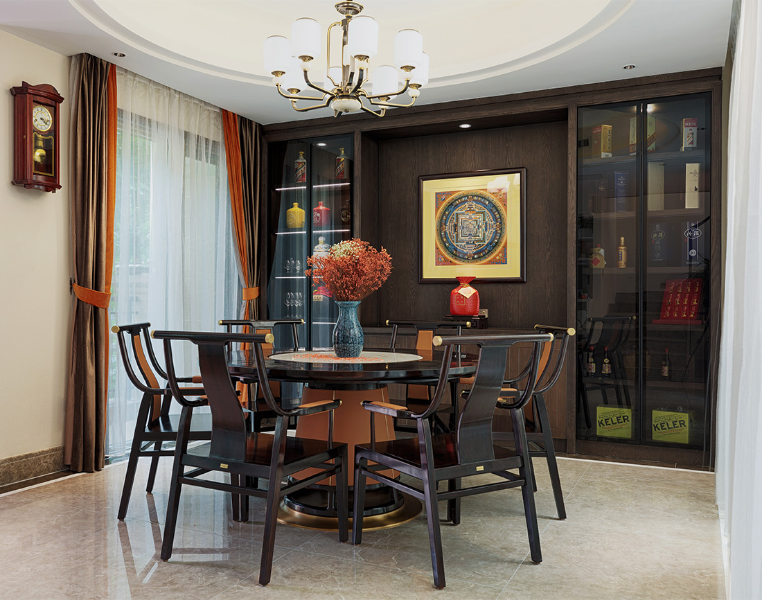 公園大地聯(lián)排別墅裝修設(shè)計(jì)-餐廳