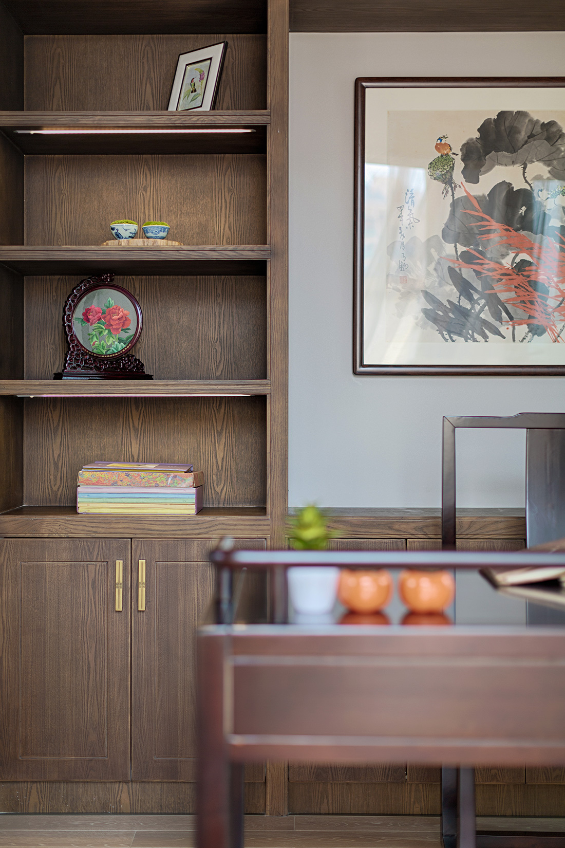 深圳公園大地別墅書房裝修設(shè)計(jì)-